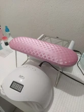Soporte de almohada lavables suaves para manicura, cojín de cuero para reposabrazos, resistente al agua, soporte de mano apoyo muñeca, almohadilla para decoración de uñas, herramientas de lámpara