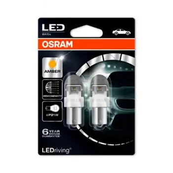 

7556YE-02B _ PL-blister 2 lamps OSRAM LEDriving®2 W 12V BA15s P21W Amber