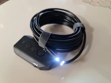 Endoscopio de doble lente 1080P, endoscopio inalámbrico con 8 luces LED, cámara de inspección con zoom, Snake, para Android y tableta iOS