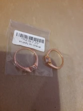 Austríaco cúbico Zirconia de compromiso/anillos para boda para las mujeres oro Color de rosa de la marca de moda de la joyería para las mujeres DWR239