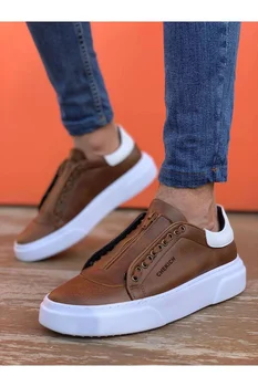 

Chekich CH092 GBT Male Shoes TAN/WHITE 443175785