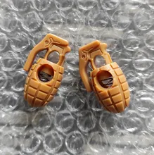 Cordón de zapato con forma de Granada para exteriores, bolsa de palanca, ropa deportiva, cuerda, cordón de cordón, cierre de Paracord, 24 Uds.