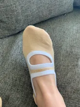 6 Color medias de Yoga para Mujeres de silicona antideslizante calcetines de Pilates transpirable Fitness baile de Ballet de Deportes de algodón calcetines zapatillas