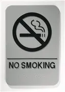

Pictogram no smoking, plastic, 83mm English