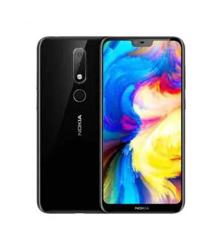 Мобильный телефон Nokia X6 Android 5,8 дюймов 18:9 FHD+ Восьмиядерный процессор Snapdragon 636 3060 мАч 16,0 Мп+ 5,0 МП камера отпечаток пальца ID смартфон - Цвет: Черный