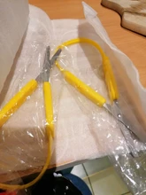 Estudiante niño Mini Acero inoxidable lazo tijeras de agarre de tijera Diy papel Craft artístico de papelería de la escuela a casa