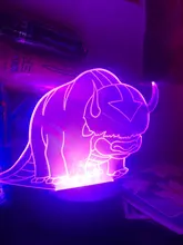 Nightlight 3d-Lamp Room-Decor Appa-Figure Legend-Of-Aang Avatar Kids Child Airbender