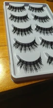 Pestañas postizas de visón Natural y grueso, extensiones de maquillaje, 5 pares