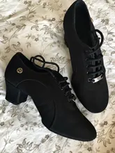 Dance-Shoes Salsa Ballroom Teachers Latin Jazz Tango Training Black Adult Women Modern