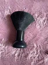 Brochas de barbero suaves para el cuello, cepillo de cabello para salón de belleza, herramienta de maquillaje de estilismo para peluquería, color negro, novedad de 2020