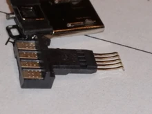 10 unids/lote YT2153B Micro USB 4Pin conector macho negro/blanco de datos OTG interfaz de línea de cable de datos para
