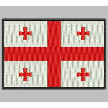 

Bandera GEORGIA para mascarilla parche bordado Iron patch toppa ricamata gestickter patch patch brode