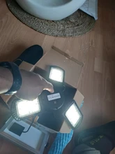 Solar-Light Remote-Control Solar-Garden-Lamps 3-Lamp-Head Outdoor Waterproof 60 Led 