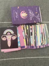 Juego de cartas del Tarot de oráculo, juego de mesa de oráculo sagrado, guía, adivinación, juego de mesa, 55 hojas