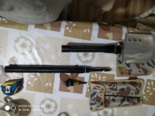 Pala y azadón militar plegable multifunción, 67cm, herramientas de jardín al aire libre, equipo de Camping, herramienta de excavación de Seguridad de Defensa