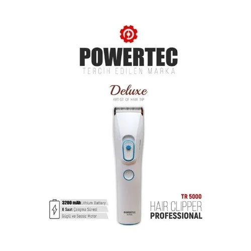 Powertec Tr 5000 For Professional Cordless Hair Cutter Professional Shaver Hair Hair Clipper 3 Pieces Of Combs From Turkey Electric Shavers Aliexpress