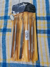 Azdent-Espejo Dental de acero inoxidable, juego de herramientas para la boca, instrumento Dental, herramienta de preparación para dentistas