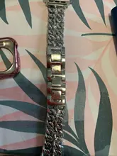 Correa de acero inoxidable para Apple Watch 5, 4, 3, 2, 1, 38mm, 42mm, 40mm, 44mm, banda de Metal para iWatch Series 5, 4, 3, 2, 1