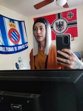 Fave-peluca sintética de fibra resistente al calor para mujer, pelo liso con ombré Bob negro y gris, longitud hasta el hombro, parte media, fiesta de Cosplay