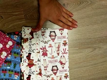Gift-Bags Boxes Guests-Packaging Merry-Christmas Deer Candy Stickers No Party with Snowflakes