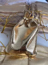 50 unids/bolsa 7x9cm 9x12cm 10x15cm embalaje de joyería ajustable colores plateados/dorados bolsa de terciopelo con cordón, bolsas de regalo de boda y bolsas