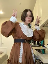 Vestido de encaje estilo Kawaii Lolita para mujer, disfraz japonés, bonito, gótico, para fiesta, renacentista, 2020