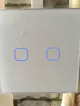 Wifi Wall-Light Touch-Switch Voice-Control Esooli 2-Gang Google Home Amazon Alexa Smart-Life/ewelink