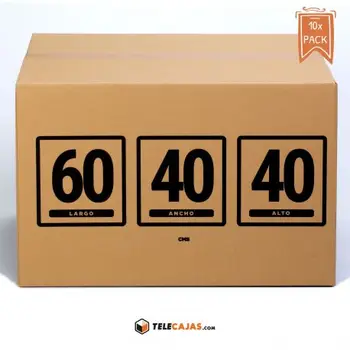 

TeleCajas®| (10x) Moving | DOUBLE WAVE 40x40x60 cms | Pack 10 PCs