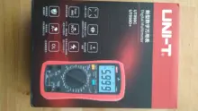 UNI-T-multímetro Digital UNI T, valores eficaces verdaderos UT890C UT890D + rango Manual AC DC, probador de temperatura de capacitancia, retroiluminación