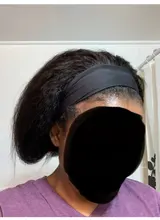 Peluca con diadema cabello humano brasileño recto rizado pelucas de cabello humano para las mujeres negras sin costuras completa máquina peluca diadema