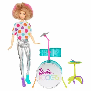 

Doll Barbie rock musician