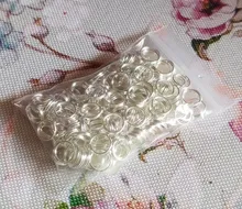 Unids/lote de anillos abiertos de 4-20mm, 50-200 Uds., doble bucle, conectores de anillos partidos para DIY, suministros para fabricación de joyas