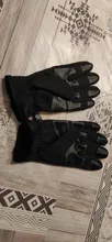 Guantes de invierno para Moto forrado con Polar térmico, resistentes al agua, pantalla táctil, antideslizantes