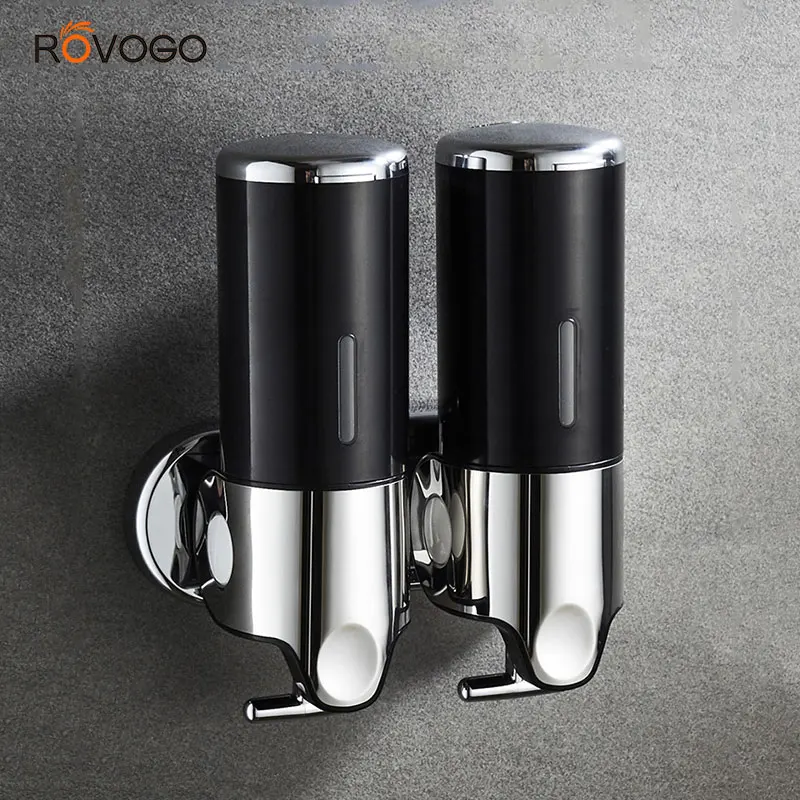 Ручной Дозатор для шампуня и мыла ROVOGO настенное крепление двойной дозатор душа