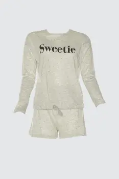 

Trendyol Gusset Knitted Pajamas Set THMSS20PT0231