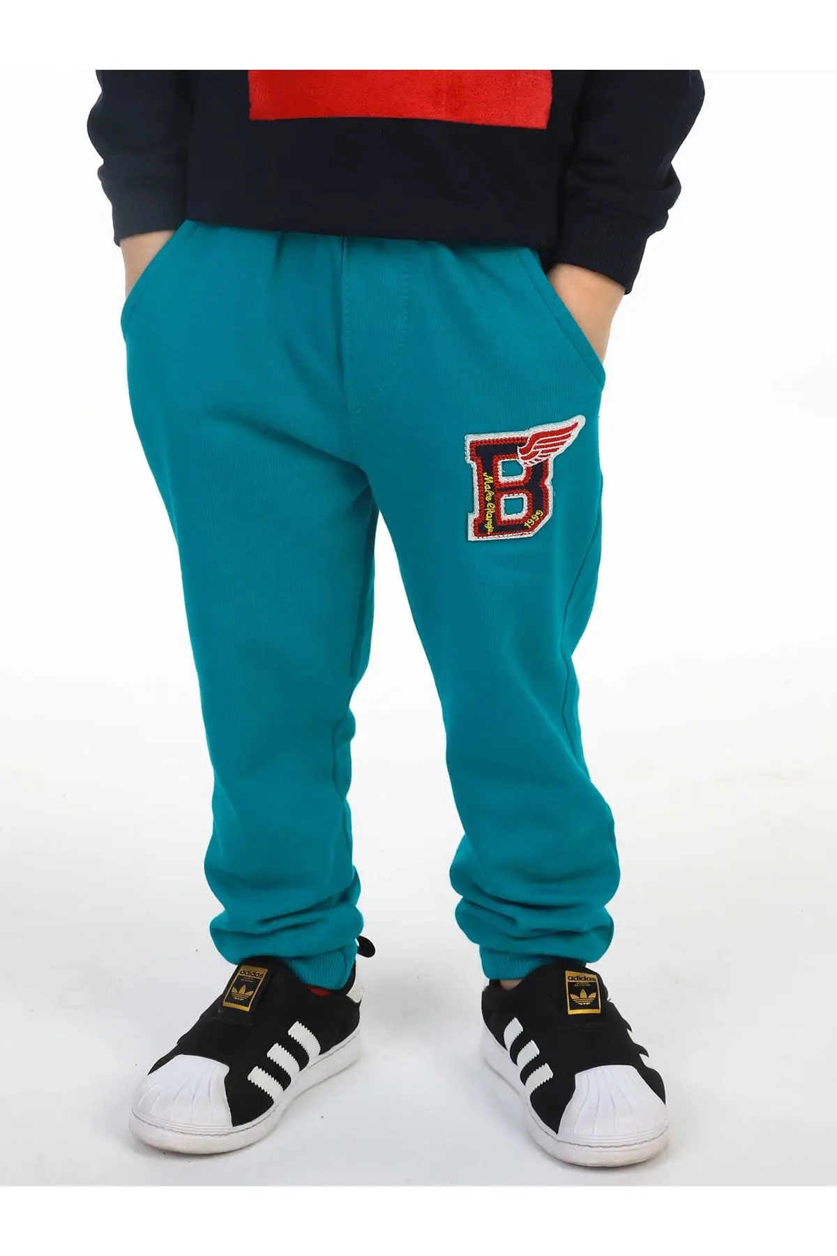 Масляно-зеленые сезонные мужские спортивные штаны | Мать и ребенок