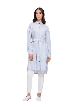 

Striped Linen Look Dress