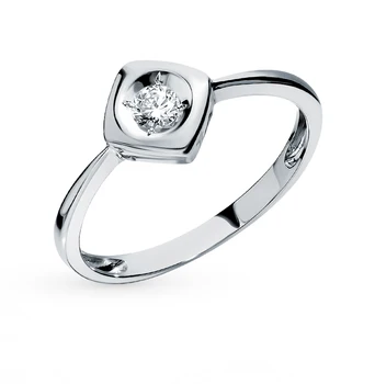 

Gold ring with diamond sunlight sample 585