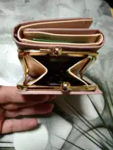 Mujeres de la cartera de 2021 corta dama billeteras de mujer, Color Rojo Negro Mini dinero monederos pequeño pliegue de la PU de cuero moneda monedero tarjeta titular