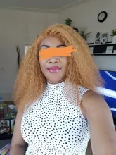 Marrón y rubia resaltar peluca mongol Afro rizado Pelo Rizado peluca pelucas de cabello humano para las mujeres 180 de densidad T parte de encaje peluca 13x6 6x1Remy