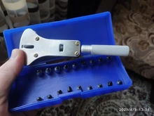 Multi-función Kit de herramientas de reparación de relojes caja de cambio de la cubierta de la batería abridor reparación llave destornillador profesional de reparación de reloj