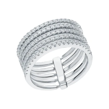 

Silver ring with cubic zirconia sunlight sample 925