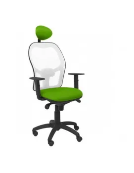 

CHAIR WITH BACKREST MESH WHITE FABRIC BALI GREEN PISTACHIO WITH HEADBOARD