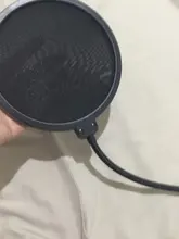 Micrófono de estudio de parabrisas de capa duradera, máscara Flexible profesional, filtro Pop, protector Bilayer para grabación de habla