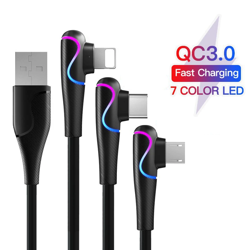 Кабель для передачи данных 3A QC 3 0 iPhone 13 12 11 Pro Max 8 7 6 plus | Мобильные телефоны и