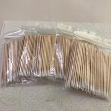 Stick-Swabs Buds Cosmetics Makeup Tattoo Wooden Cotton Ears Cleaning 500pcs for The Eyebrow