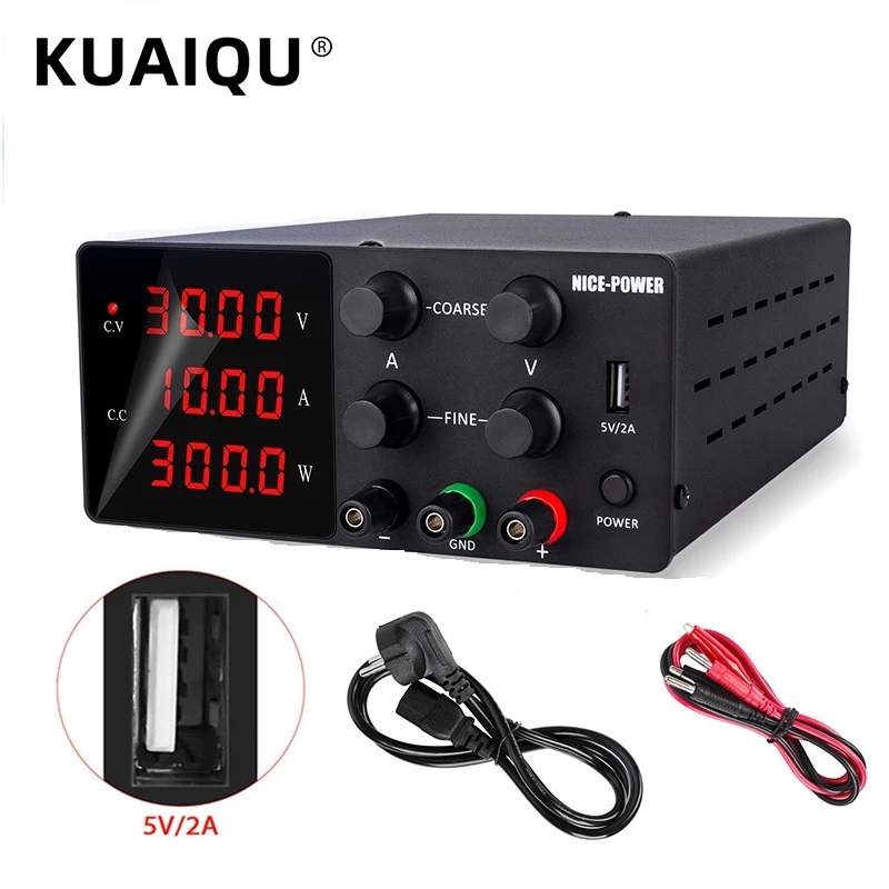 8 Kind LAB DC Switching Power Supply 0 30V 0 10A 4digits With USB 5V2A Adjustable Source Voltage Regulator 110V/220V 30v 10a