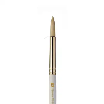 

Brush Bristle, bleached, long handle, round No. 5