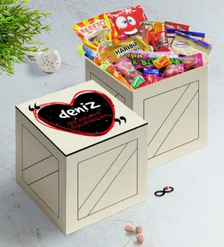 

Personalized Name Meaning In Wooden Box Nostalgic Lezzetler Gift Set-4