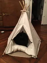 Tienda de campaña portátil para mascotas, casa para animales domésticos con cojín grueso, disponible en 6 colores, para cachorros, perros, gatos, de interior y exterior, ideal para ir de excursión